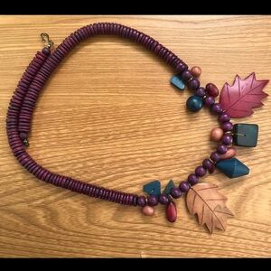 Boho Wooden Necklace